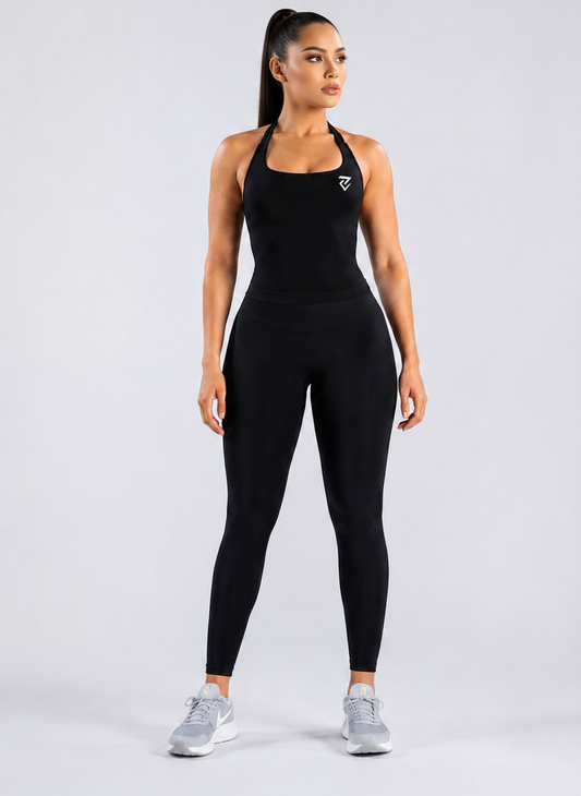 Seamless Halter Neck Sports Bra