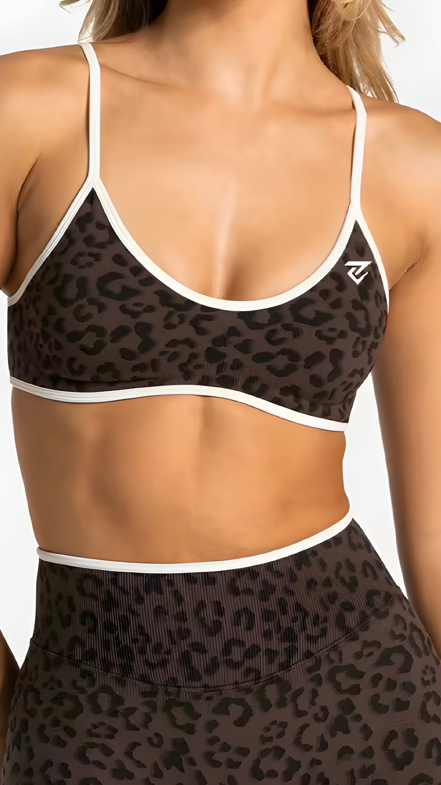 Leopard Seamless Sports Bra