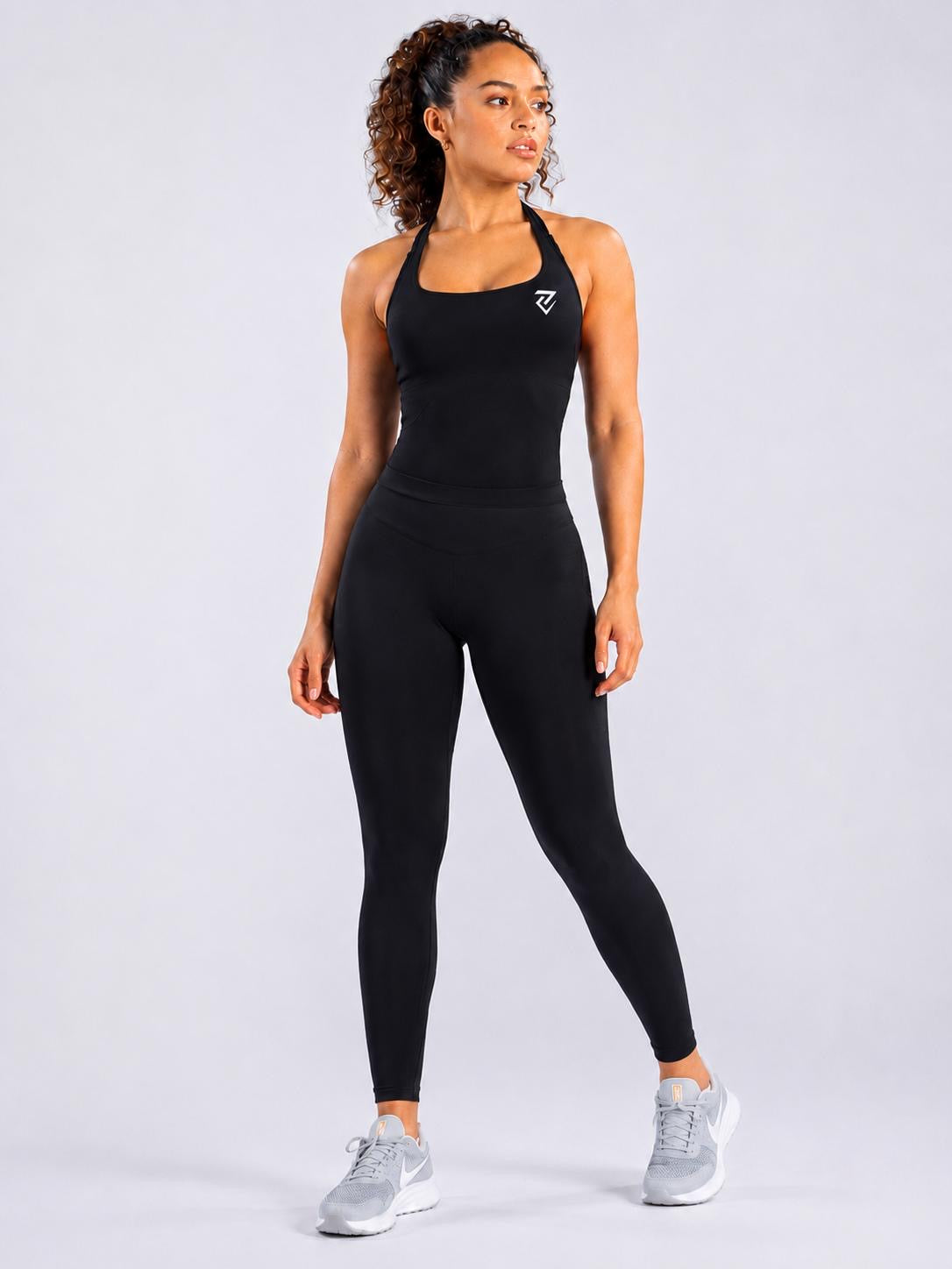 Seamless Halter Neck Sports Bra